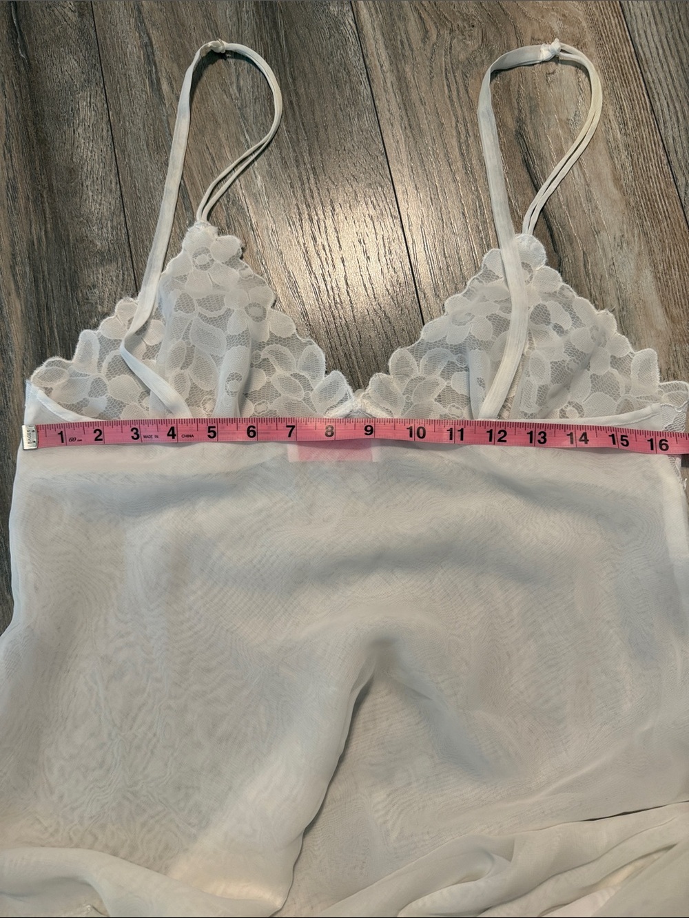 Oscar de la Renta Pink Label White Slip with Pink Logo - Picture 11 of 12